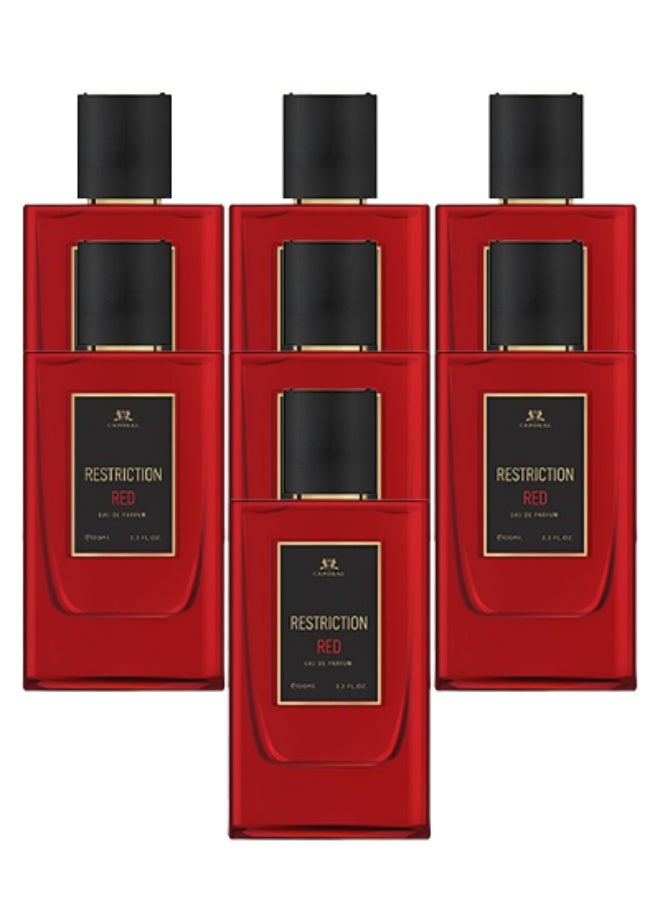 كابورال 7 قطع عطر ريستركشن ريد للرجال 100 مل - Image 1